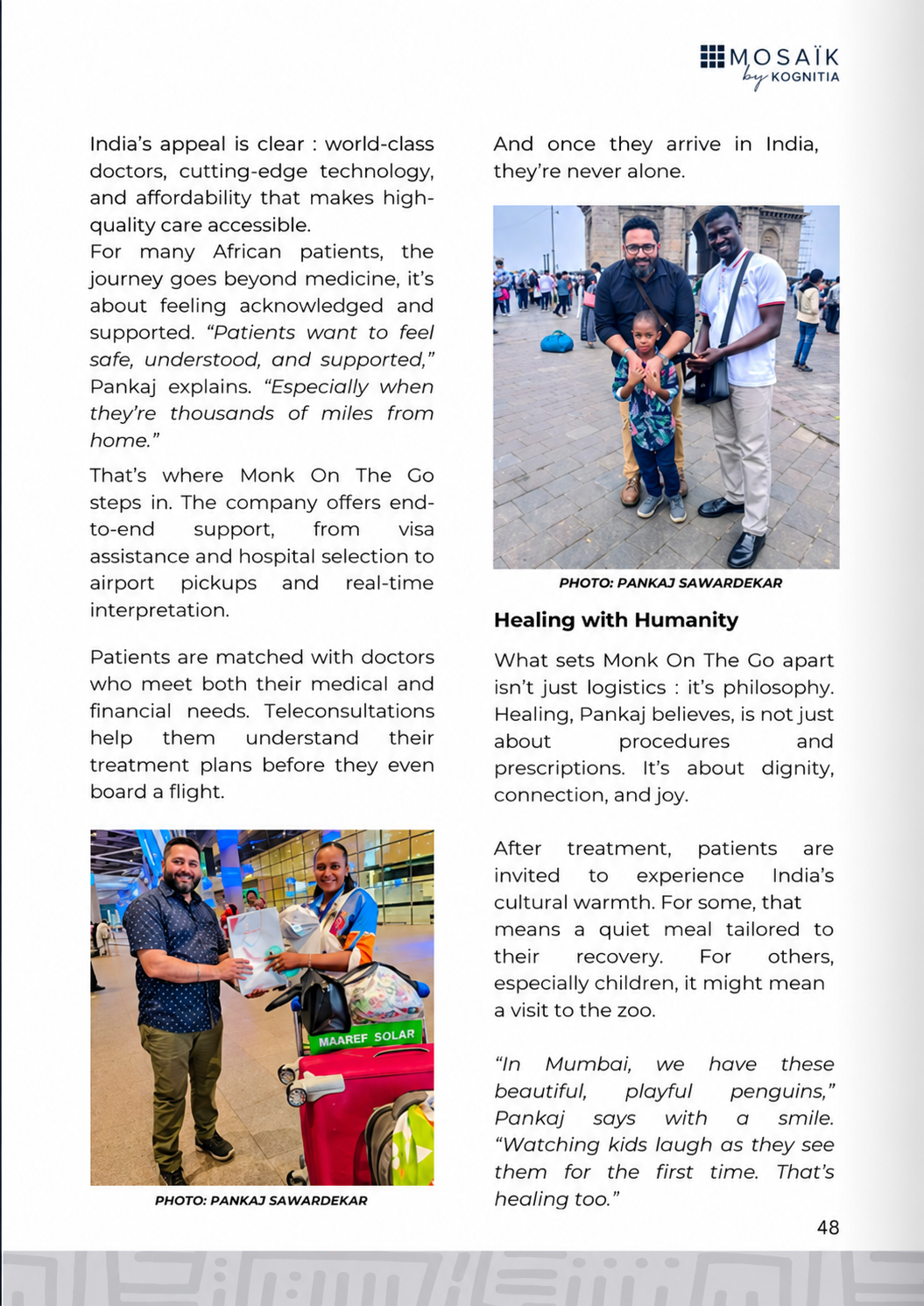 MOSAIK Magazine Passport to Healing page 2
